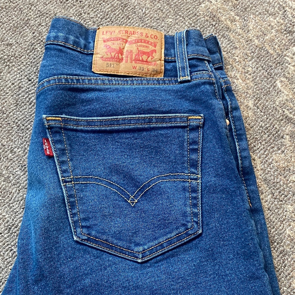 Levi's Slim Fit Denim Jeans - Deep Blue